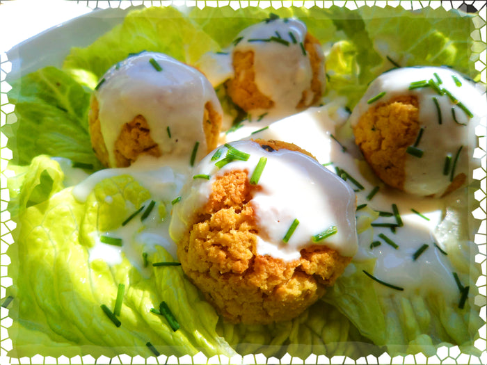 Exquisite Low-Fat Yogurt Felafels