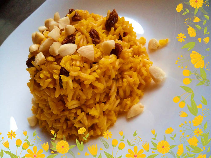Gold Saffron Gourmand Rice