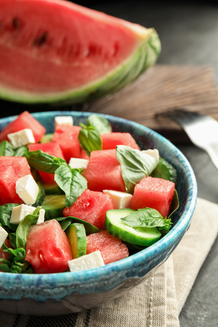 Refreshing Watermelon Cucumber Feta Salad