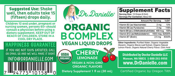 Organic Vitamin B-Complex Tincture